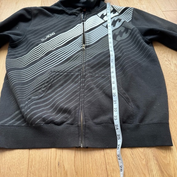 Y2K BILLABONG BLACK ZIP UP HOODIE - XL BOYS - Picture 14 of 15